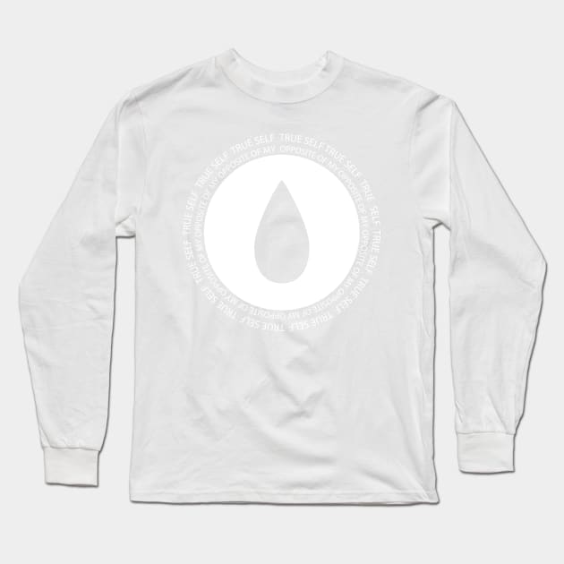 [Tsunshun] Opposite of My True Self (White) Long Sleeve T-Shirt by cafephantom